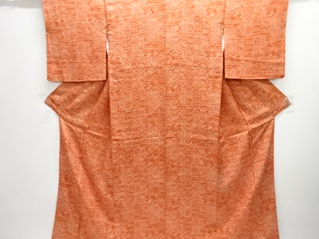 JAPANESE KIMONO / KOMON / SILK / FLORAL CART